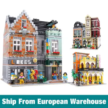 15034 Streetview Building Blocks The Cafe Havana Shining Bike Shop Shoes Store Model Assembly Bricks Kids Christmas Toys Gifts
15034 Streetview Building Blocks The Cafe Havana Shining Bike Shop Shoes Store Model Assembly Bricks Kids Christmas Toys Gifts
