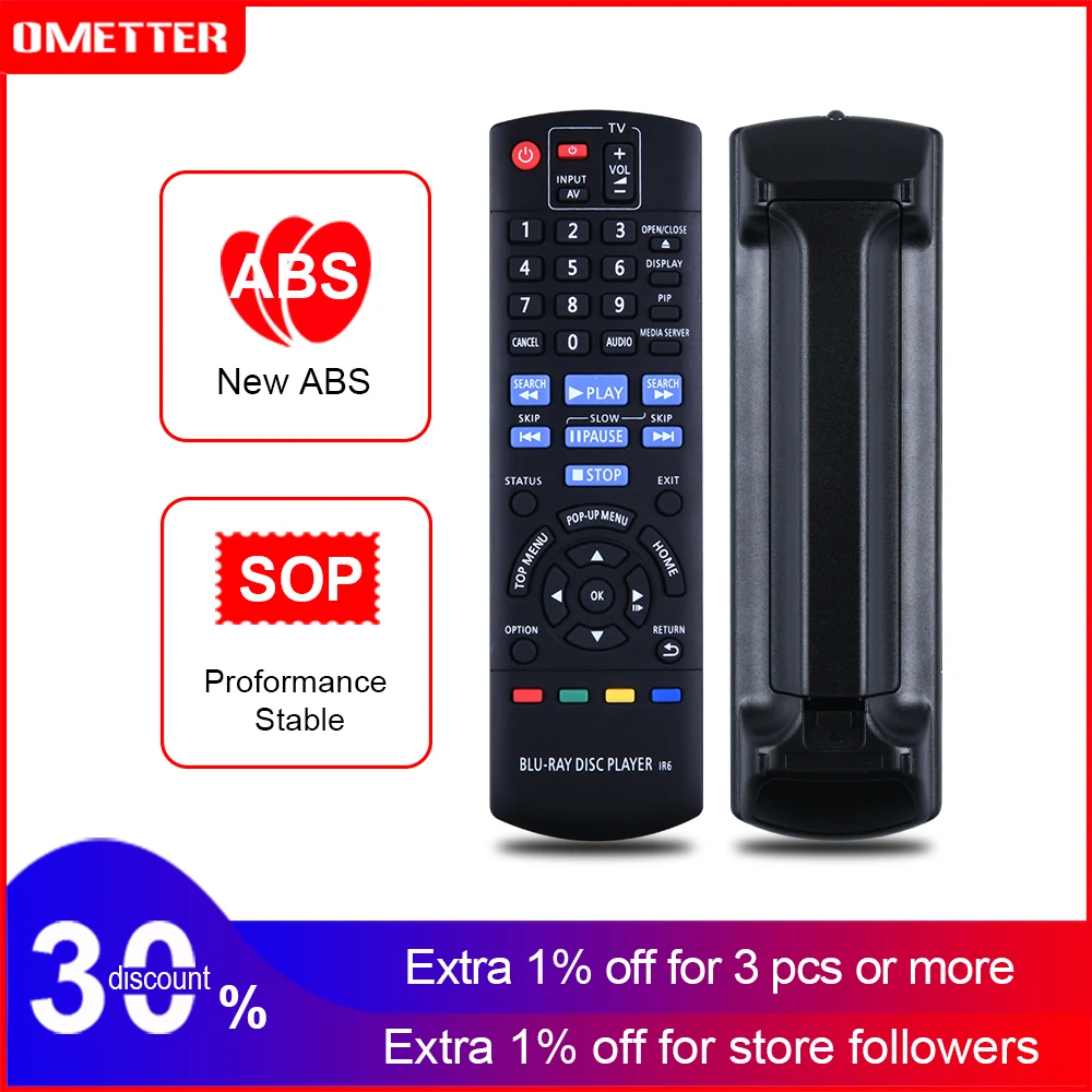 N2QAYB000577 IR6 Remote Control use for panasonic blue-ray disc player DMP-BD75EB DMP-BD75 remoto controller controle teleconman |