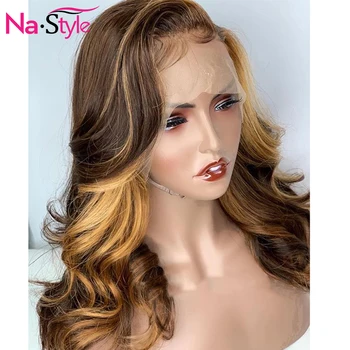 Honey Blonde 360 Lace Frontal Human Hair Wigs Ombre Colored Wigs Glueless Body Wave Wig For Black Women Remy Brazilian Hair 130%
Honey Blonde 360 Lace Frontal Human Hair Wigs Ombre Colored Wigs Glueless Body Wave Wig For Black Women Remy Brazilian Hair 130%