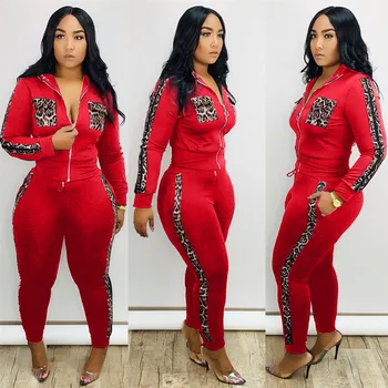 Leopard Splice Two Piece Set Tracksuit Women Fall Winter Clothes Jacket Top and Pant Sweat Suits Matching Sets 2 Piece Outfits
Leopard Splice Two Piece Set Tracksuit Women Fall Winter Clothes Jacket Top and Pant Sweat Suits Matching Sets 2 Piece Outfits