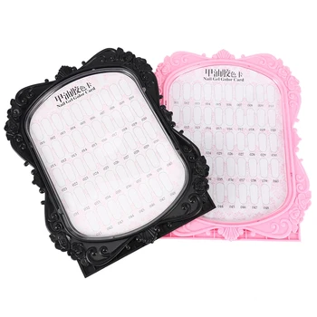 2Pcs 48 Color Card Nail Art Chart Display Stand Picture Frame Shape 2 Color Options Polish Color Palette
2Pcs 48 Color Card Nail Art Chart Display Stand Picture Frame Shape 2 Color Options Polish Color Palette
