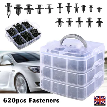 620Pcs Mixed Car Auto Fastener Moulding Clips Plastic Push Pin Rivet Trim Fastener Panel Retainer Fastener Clip Assortments
620Pcs Mixed Car Auto Fastener Moulding Clips Plastic Push Pin Rivet Trim Fastener Panel Retainer Fastener Clip Assortments