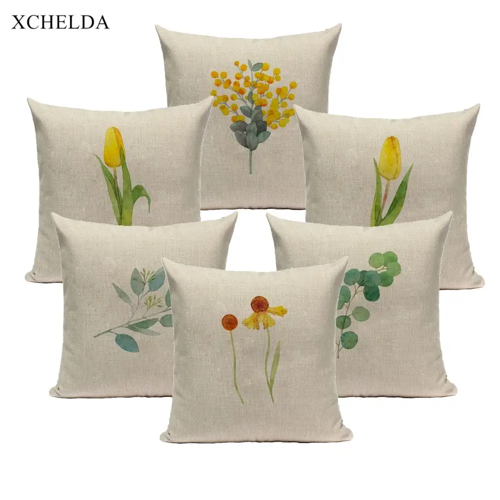 Cushion Cover Spring Floral Pattern Decorative 45*45 Linen Throw Pillow Case for Sofa Car Seat Pillowcase Home Living Room
Cushion Cover Spring Floral Pattern Decorative 45*45 Linen Throw Pillow Case for Sofa Car Seat Pillowcase Home Living Room
