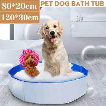 Foldable Pet Swimming Pool Dog Pool Dog Swimming Pool Pet Bath Tub Bathtub Collapsible Bathing Pool for Dogs Cats Kids
Foldable Pet Swimming Pool Dog Pool Dog Swimming Pool Pet Bath Tub Bathtub Collapsible Bathing Pool for Dogs Cats Kids