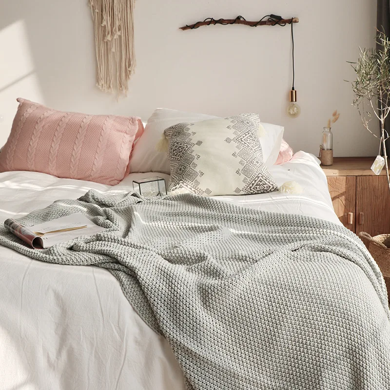 Calvin Cotton Knitted Blanket Photo Shoot Blanket Home Soft Loading Nap Air Conditioner Bed Blanket
Calvin Cotton Knitted Blanket Photo Shoot Blanket Home Soft Loading Nap Air Conditioner Bed Blanket