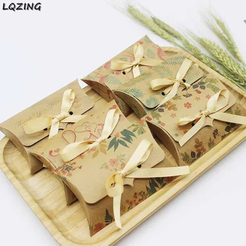 Color Printing Pillow Kraft Box With Ribbon Marble Candy Paper Packaging Box Wedding Christmas Exquisite Gift Box Party Decor
Color Printing Pillow Kraft Box With Ribbon Marble Candy Paper Packaging Box Wedding Christmas Exquisite Gift Box Party Decor