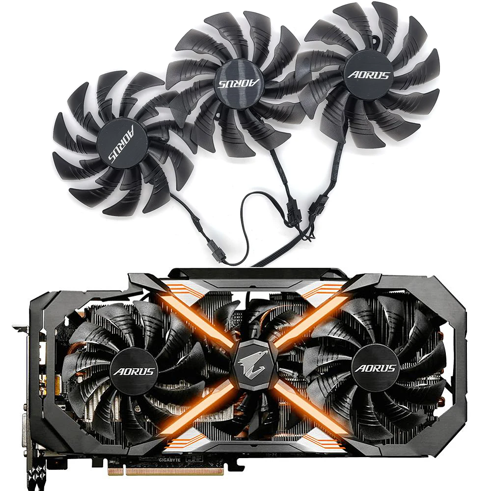 Игровой кулер PLD10015B12H 12 В 0 55 А для GIGAYTE AORUS GeForce GTX 1070 1080 Ti RTX 2060 1080Ti RTX2060 Xtreme Edition |
