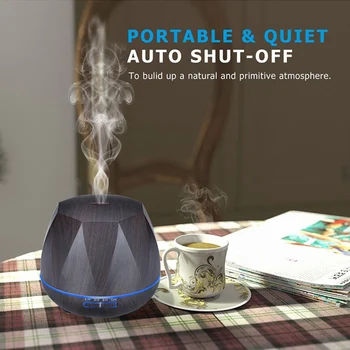 500ML Humidifier Essential Oil Diffuser Remote Control Household Air Humidifier Aroma Diffuser With 7 Colors LED Night Light
500ML Humidifier Essential Oil Diffuser Remote Control Household Air Humidifier Aroma Diffuser With 7 Colors LED Night Light