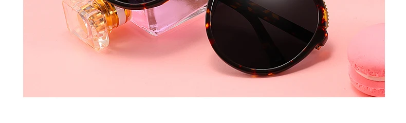 Women Sunglasses Frame Glasses Polariod Lens UV400 Polarized Sunglasses Women Fashion Round Frame Eyewear Glasses (6)