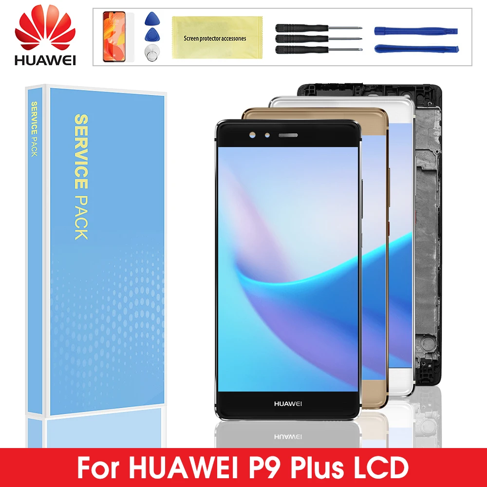 Original Display For Huawei P9 Plus LCD Touch Screen Digitizer Assembly with Frame For Huawei P9 Plus EVA L09 L19 VIE L09 AL10
Original Display For Huawei P9 Plus LCD Touch Screen Digitizer Assembly with Frame For Huawei P9 Plus EVA L09 L19 VIE L09 AL10