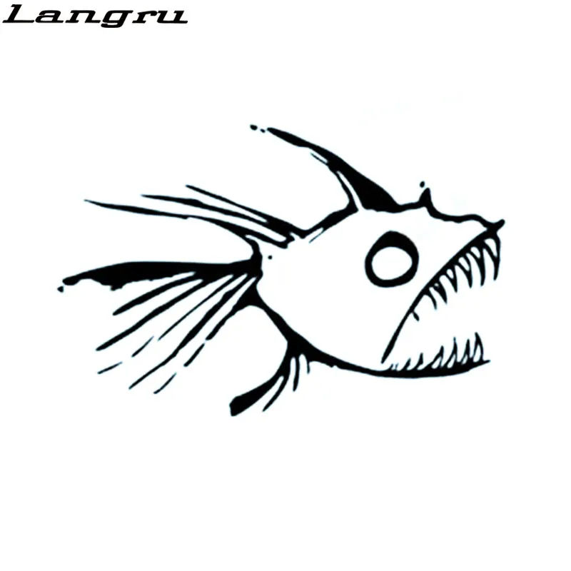 Langru 15cm*9.7cm Personality Hot Tuna Surf Vinyl Decal Decoration Sticker Car styling Jdm | Автомобили и мотоциклы