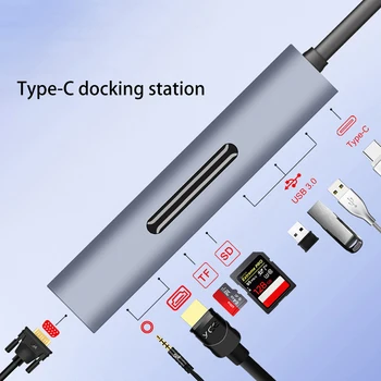 9 in 1 Thunderbolt 3 Dock USB C HUB Type-c to HDMI+VGA with Audio HD Converter Adapter for Macbook Samsung S8 USB C
9 in 1 Thunderbolt 3 Dock USB C HUB Type-c to HDMI+VGA with Audio HD Converter Adapter for Macbook Samsung S8 USB C
