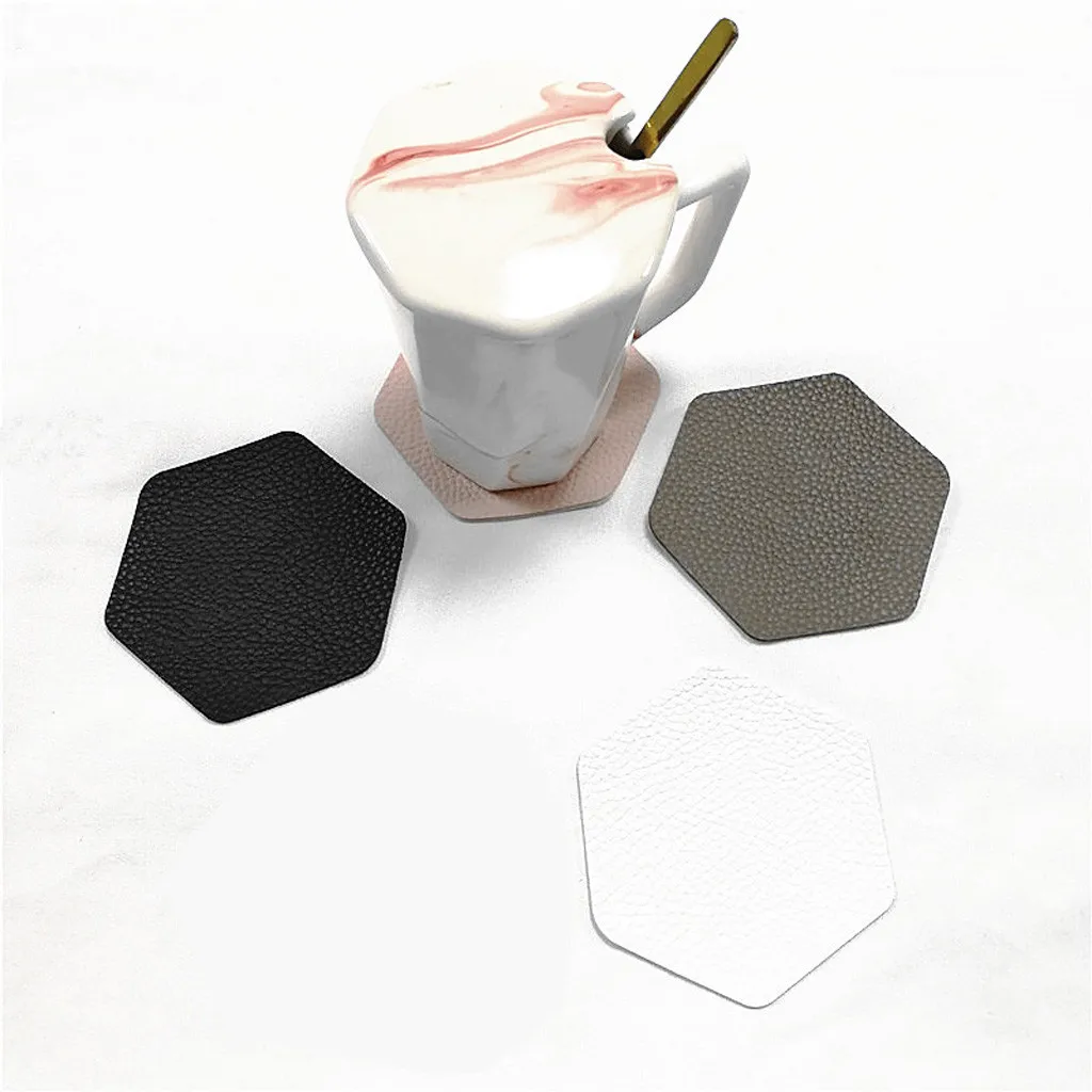 Coasters for Drinks Leather Coasters with Holder Protect Cup Pad Slip Insulation Pad Furniture from Damage Cup Mat Drink Holder
Coasters for Drinks Leather Coasters with Holder Protect Cup Pad Slip Insulation Pad Furniture from Damage Cup Mat Drink Holder