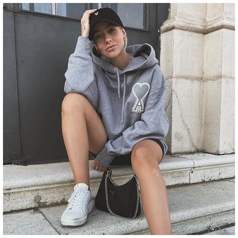 2020 autumn and winter New hoodie men's and women's street Leisure love flocking embroidery cotton loose pullover hoodie
2020 autumn and winter New hoodie men's and women's street Leisure love flocking embroidery cotton loose pullover hoodie