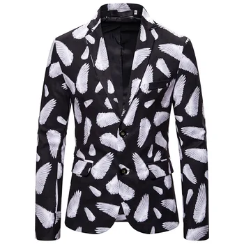 MIAMOOM Mens Suits Jacket Spring Autumn New Arrival Blazer Men's Suit with Wings Pattern 3D Digital Print
MIAMOOM Mens Suits Jacket Spring Autumn New Arrival Blazer Men's Suit with Wings Pattern 3D Digital Print