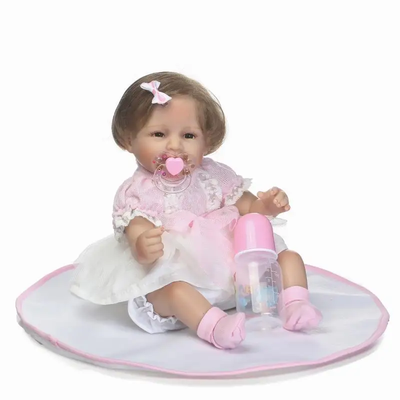 Cute Model Infant Soft Silcone Baby GIRL'S High-End Creative Gift Export Europe And America Quality Environmentally Friendly Toy
Cute Model Infant Soft Silcone Baby GIRL'S High-End Creative Gift Export Europe And America Quality Environmentally Friendly Toy
