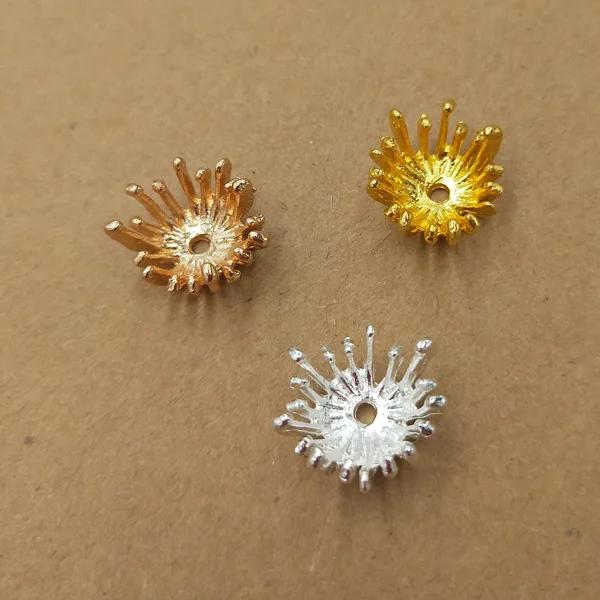 50pcs 13.5mm Metal Alloy Flowers Bead Caps Connectors Flowers Tray Charm DIY Findings For Jewelry Making
50pcs 13.5mm Metal Alloy Flowers Bead Caps Connectors Flowers Tray Charm DIY Findings For Jewelry Making