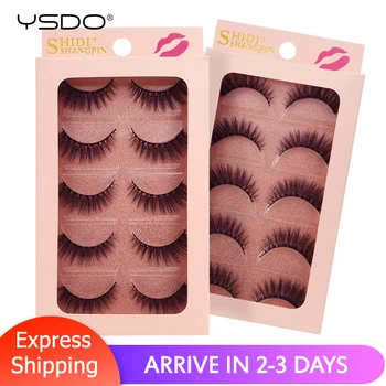 5 pairs 3d mink eyelashes volume lashes makeup false eyelashes cruel-free mink lashes natural long fake lashes eyelash extension
5 pairs 3d mink eyelashes volume lashes makeup false eyelashes cruel-free mink lashes natural long fake lashes eyelash extension