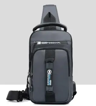 Multifunction Crossbody Bags Men USBCharging ChestPack Short Trip Messengers Chest Bag Waterproof LargeCapacity Shoulder Bag 
Multifunction Crossbody Bags Men USBCharging ChestPack Short Trip Messengers Chest Bag Waterproof LargeCapacity Shoulder Bag