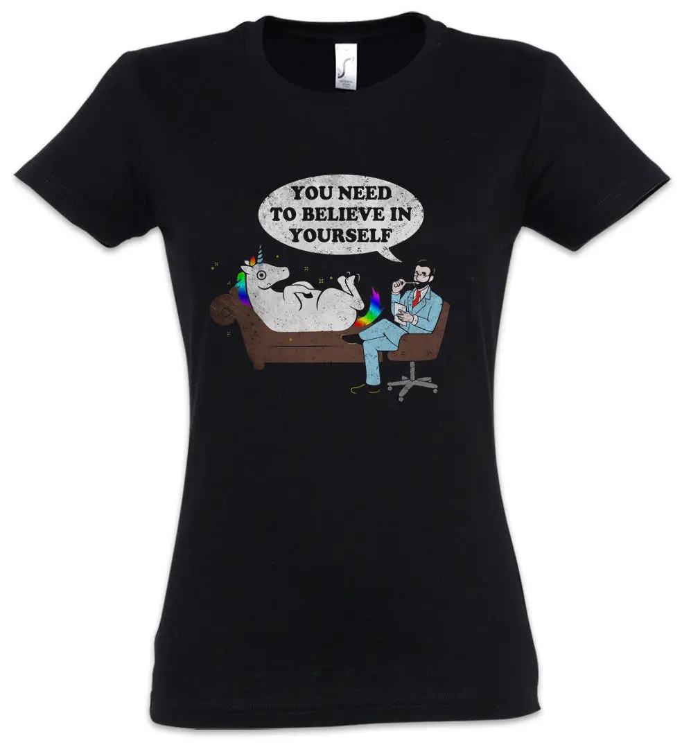 Psycho Unicorn Damen T-Shirt Einhorn Psychologe Psychologie Believe yourself Fun Novelty Cool Tops Short Sleeve free shipping
Psycho Unicorn Damen T-Shirt Einhorn Psychologe Psychologie Believe yourself Fun Novelty Cool Tops Short Sleeve free shipping