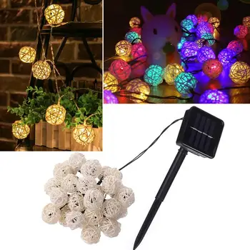 Light Strings 6M Rattan Ball Fairy Lights Party Wedding Festival Decoration NEW Solar Powered LED Lamp Christmas
Light Strings 6M Rattan Ball Fairy Lights Party Wedding Festival Decoration NEW Solar Powered LED Lamp Christmas
