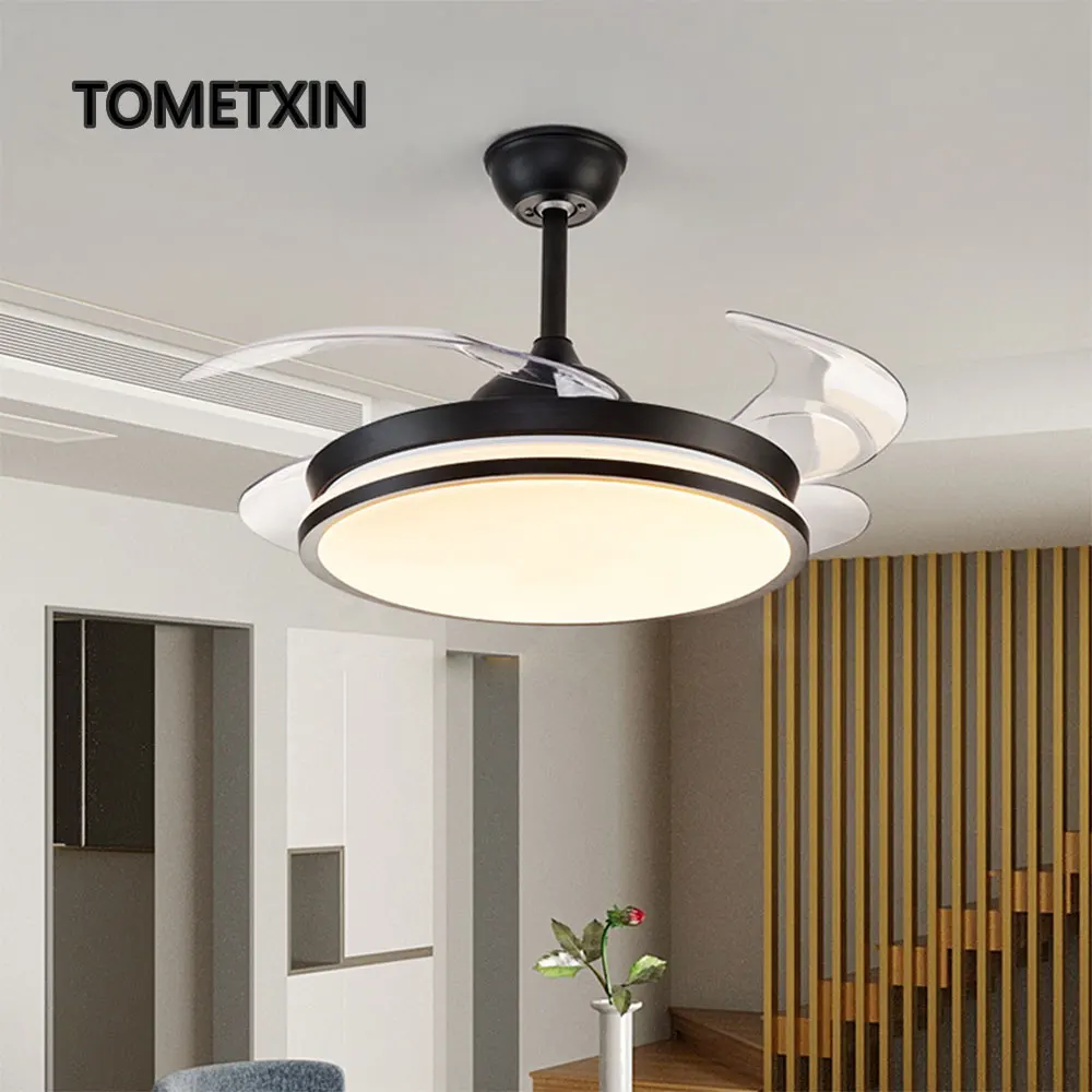 Reverse LED Ceiling Fans Lights Lamp With Remote Control DC Motor Copper Silence lighting for Living Room Bedroom Resturant
Reverse LED Ceiling Fans Lights Lamp With Remote Control DC Motor Copper Silence lighting for Living Room Bedroom Resturant