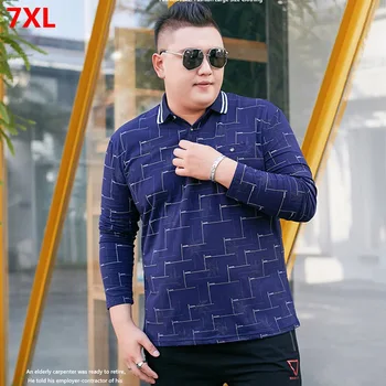 Spring men's plus size 5XL business casual Polo shirt red loose printing tide 7XL long sleeve polo shirts men brand
Spring men's plus size 5XL business casual Polo shirt red loose printing tide 7XL long sleeve polo shirts men brand