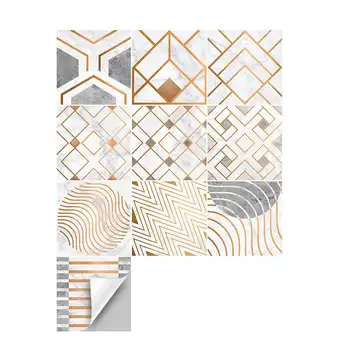 10pcs Arabic Style Mosaic Tile Stickers For Living Room Kitchen Retro 3D Waterproof Mural Decal Bathroom Decor
10pcs Arabic Style Mosaic Tile Stickers For Living Room Kitchen Retro 3D Waterproof Mural Decal Bathroom Decor