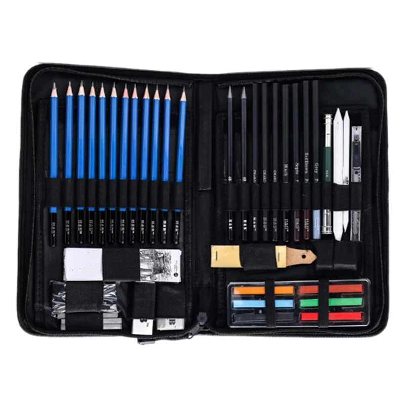 Sketch Pencil Painting Tool Set Portable Professional 48 Pcs Student Graffiti Stationery Sketch Pencil Set Artist Art Supplies
Sketch Pencil Painting Tool Set Portable Professional 48 Pcs Student Graffiti Stationery Sketch Pencil Set Artist Art Supplies