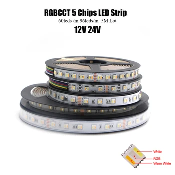 12MM PCB RGB CCT LED Strip 5050 DC12V/24V Flexible Light RGB+W+WW 5 In 1 waterproof LED strip light string 60LEDs/M 96LEDs/M 5m
12MM PCB RGB CCT LED Strip 5050 DC12V/24V Flexible Light RGB+W+WW 5 In 1 waterproof LED strip light string 60LEDs/M 96LEDs/M 5m