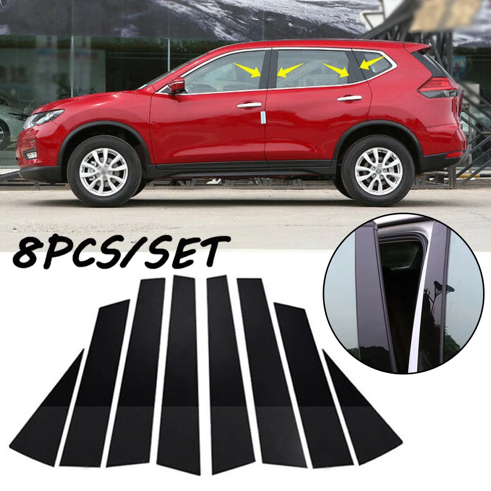 8pcs Car Door Trim Black Pillar Posts For Nissan X-Trail Rogue 2014-2018 Glossy Black Car Door Window Pillar Post Cover Molding
8pcs Car Door Trim Black Pillar Posts For Nissan X-Trail Rogue 2014-2018 Glossy Black Car Door Window Pillar Post Cover Molding