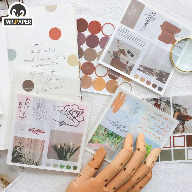 Mr.paper 4Pcs/box 4 Designs Ins Style Artistic Spot Simple Washi Sticker Scrapbooking Planner Diary DIY Deco Stationery Stickers
Mr.paper 4Pcs/box 4 Designs Ins Style Artistic Spot Simple Washi Sticker Scrapbooking Planner Diary DIY Deco Stationery Stickers