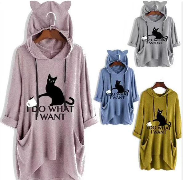 Young Girls Cheap Hoodie 2019 Latest Fashion Irregular Cutting Cute Cartoon Kitty Cat And Letters Printing Design Casual Hoodie
Young Girls Cheap Hoodie 2019 Latest Fashion Irregular Cutting Cute Cartoon Kitty Cat And Letters Printing Design Casual Hoodie
