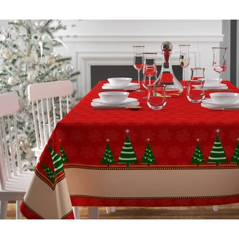 Tablecloth impregnated "Green Christmas trees", 140x220 cm, oxford, 240 g / m2, 100% polyester
Tablecloth impregnated "Green Christmas trees", 140x220 cm, oxford, 240 g / m2, 100% polyester