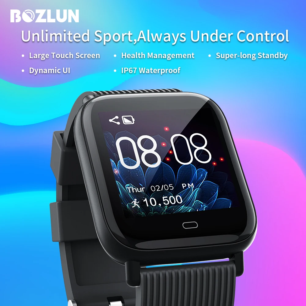 BOZLUN Multiple sport SmartBand Watch Fitness Tracker Smart Bracelet Watch Blood Pressure Heart Rate Monitor Wristband Men G20
BOZLUN Multiple sport SmartBand Watch Fitness Tracker Smart Bracelet Watch Blood Pressure Heart Rate Monitor Wristband Men G20