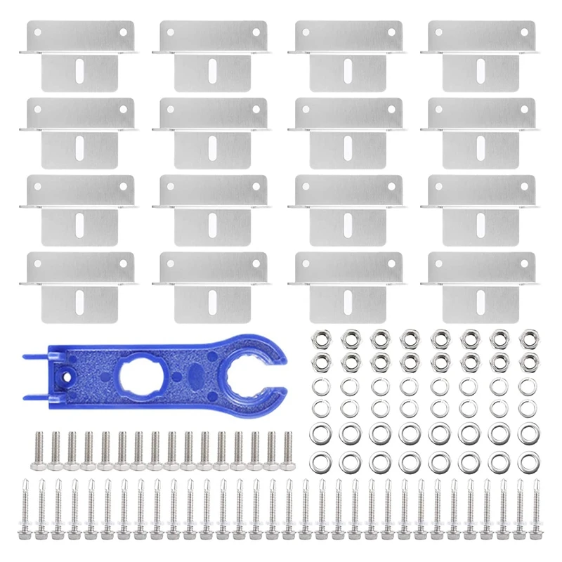 4 Sets Solar Panel Mounting Brackets Roof Panels Z Bracket Mounting Hardware Kit for RV Boat Off Grid Roof Motorhome
4 Sets Solar Panel Mounting Brackets Roof Panels Z Bracket Mounting Hardware Kit for RV Boat Off Grid Roof Motorhome