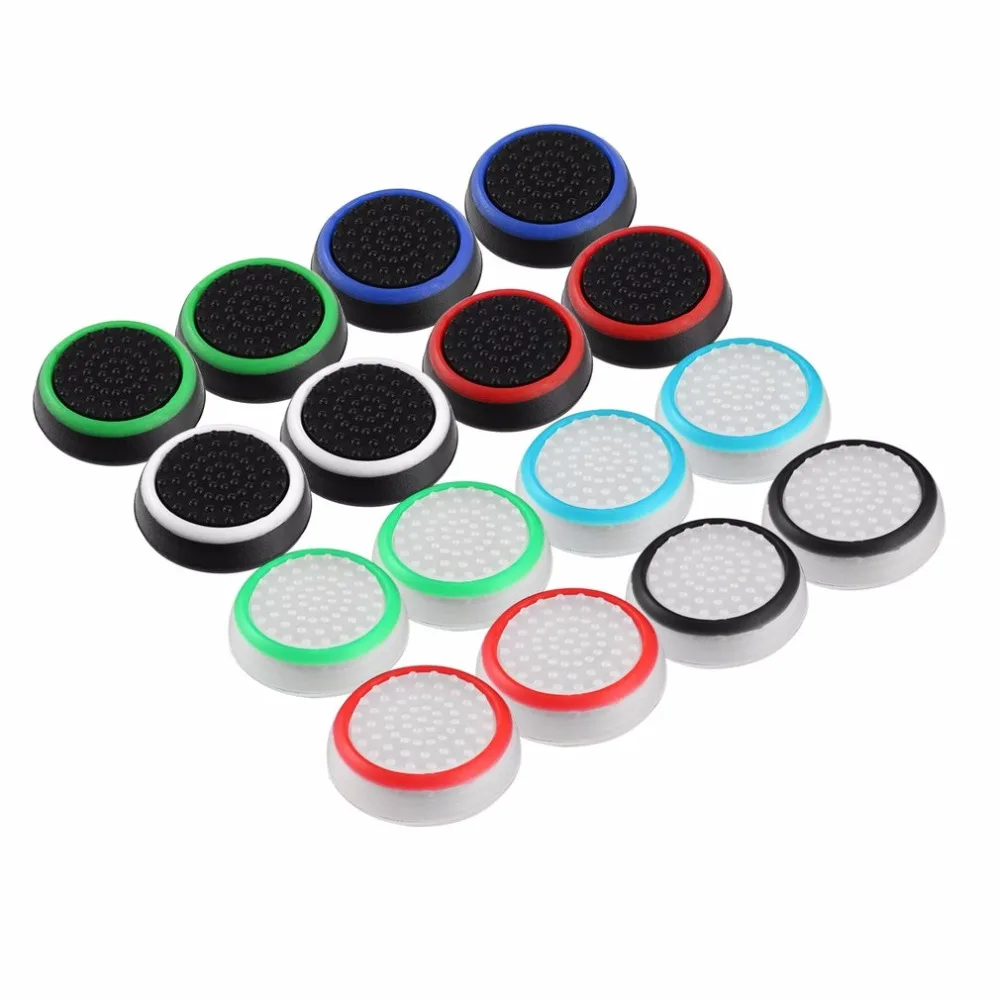 4pcs Silicone Anti-slip Striped Gamepad Keycap Controller Thumb Grips Protective Cover for PS3/4 for X box One/360
4pcs Silicone Anti-slip Striped Gamepad Keycap Controller Thumb Grips Protective Cover for PS3/4 for X box One/360