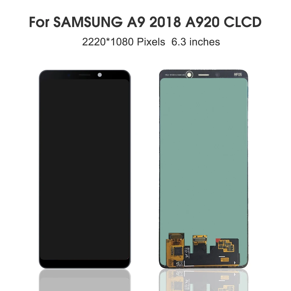 6.3'' AMOLED LCD For SAMSUNG Galaxy A9 2018 LCD Display Touch Screen Digitizer A920 A9S A9 Star Pro SM-A920F/DS A920F Display
6.3'' AMOLED LCD For SAMSUNG Galaxy A9 2018 LCD Display Touch Screen Digitizer A920 A9S A9 Star Pro SM-A920F/DS A920F Display