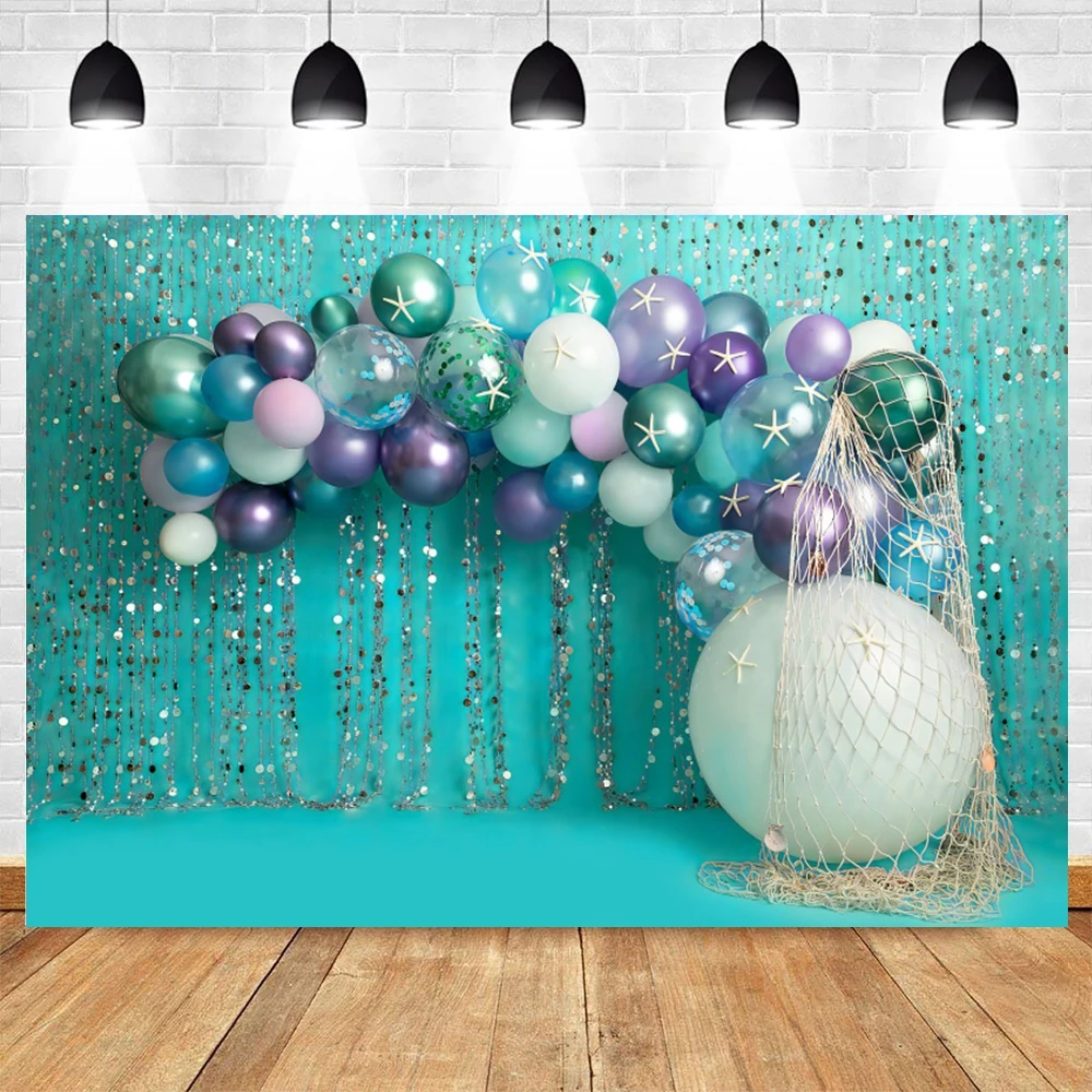 

Children 1st Birthday Cake Smash Photography Backdrop Newborn Baby Portrait Background Balloons Photocall Photo Studio Photozone