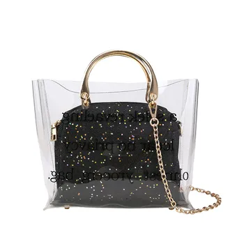 2018 Summer Fashion New Handbag High quality sequined Transparent Women bag Sweet jelly Phone bag Chain Shoulder bag 
2018 Summer Fashion New Handbag High quality sequined Transparent Women bag Sweet jelly Phone bag Chain Shoulder bag