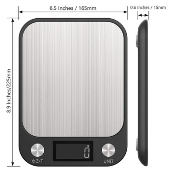 Digital Food Kitchen Scale Weight Grams Ounces 5kg for Cooking Baking Coffee Shop DNJ998
Digital Food Kitchen Scale Weight Grams Ounces 5kg for Cooking Baking Coffee Shop DNJ998