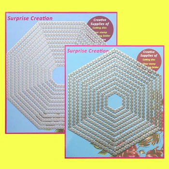 2-Set Large Cutting dies Stitched Octagon & Hexagon Cardmaking & Scrapbooking DIY Craft stencil
2-Set Large Cutting dies Stitched Octagon & Hexagon Cardmaking & Scrapbooking DIY Craft stencil