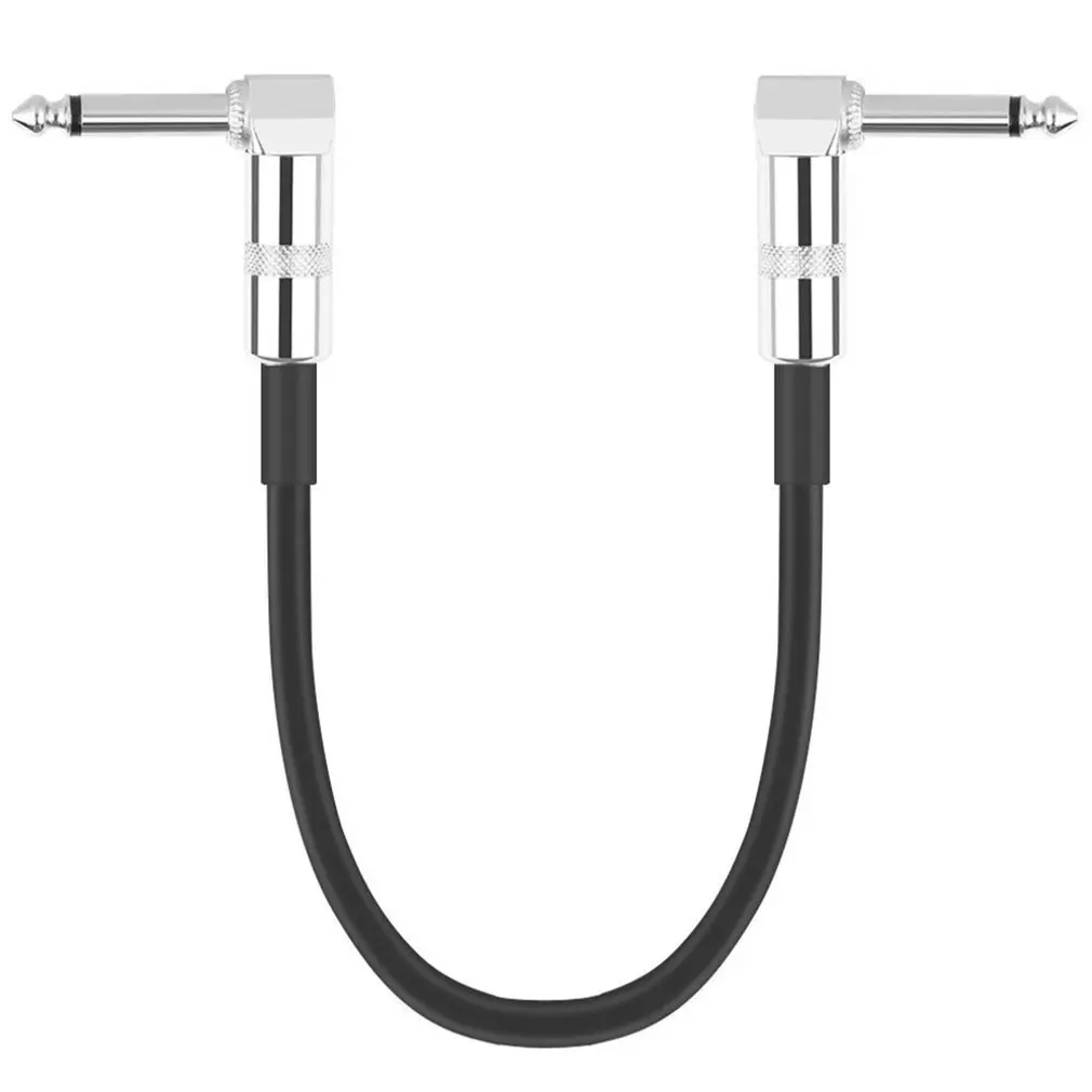 30cm High-elastic PVC Jacket Guitar Cable Effect Pedal Instrument 6.35mm Right Angle Plug Guitar Shielding Patch Cable
30cm High-elastic PVC Jacket Guitar Cable Effect Pedal Instrument 6.35mm Right Angle Plug Guitar Shielding Patch Cable