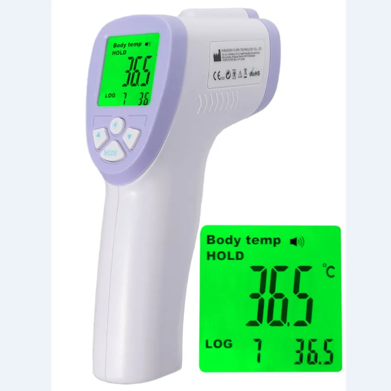 Infrared Electronic Thermometer LCD Digital Non-contact IR Thermometer Baby Adult Forehead Temperature Fever Measure Tool
Infrared Electronic Thermometer LCD Digital Non-contact IR Thermometer Baby Adult Forehead Temperature Fever Measure Tool