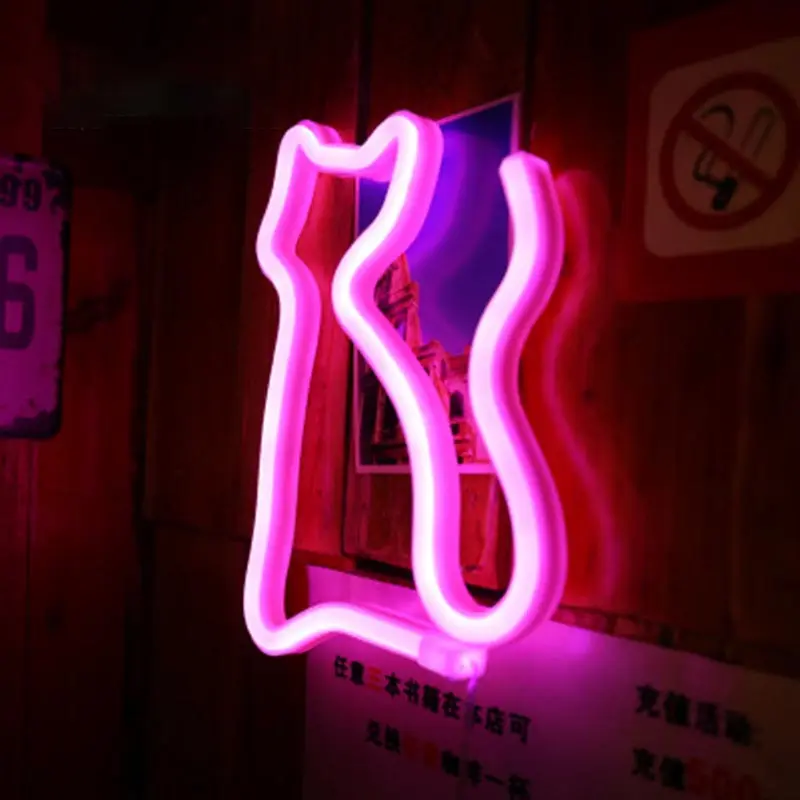 BRELONGLED Neon Letter Modeling Cat Christmas Bar Room Decoration Night Light White / Pink 1 Pc
BRELONGLED Neon Letter Modeling Cat Christmas Bar Room Decoration Night Light White / Pink 1 Pc