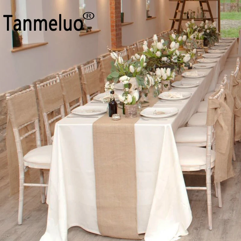 1PCS 30CM*10M Burlap Table Runner Natural Jute Linen Rustic Country Boho Wedding Party Decorations for Table Decor Home Textile
1PCS 30CM*10M Burlap Table Runner Natural Jute Linen Rustic Country Boho Wedding Party Decorations for Table Decor Home Textile