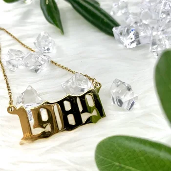 Personality 1985 To 2019 Number Date Of Birth Necklace 2001 2002 2003 2004 2005 Custom Necklace Long Necklace Anniversary Gift
Personality 1985 To 2019 Number Date Of Birth Necklace 2001 2002 2003 2004 2005 Custom Necklace Long Necklace Anniversary Gift