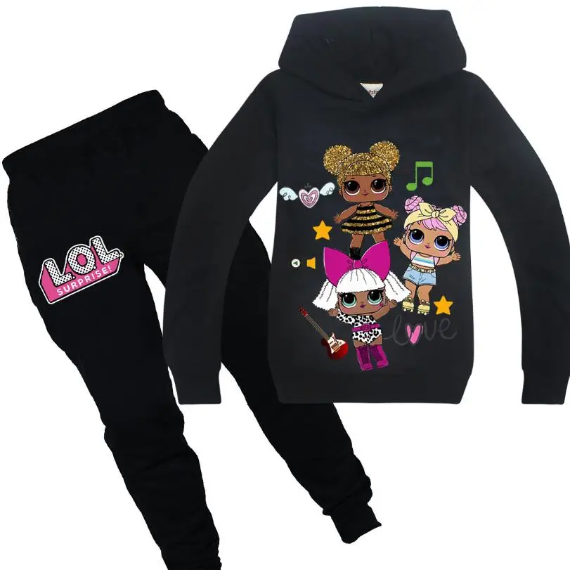 Girls Clothes Lol Doll Baby Long Sleeve Hoodies T Shirt +Pants for Girls Winter Set Outfits 2Pcs Girls Christmas Clothes Set
Girls Clothes Lol Doll Baby Long Sleeve Hoodies T Shirt +Pants for Girls Winter Set Outfits 2Pcs Girls Christmas Clothes Set