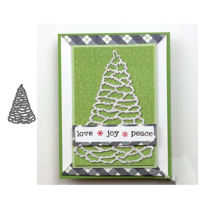 JC Metal Cutting Dies Snow Christmas Tree for Scrapbooking Handmade DIY Shape Stencil Craft Mold Mould Decor New Design Template
JC Metal Cutting Dies Snow Christmas Tree for Scrapbooking Handmade DIY Shape Stencil Craft Mold Mould Decor New Design Template