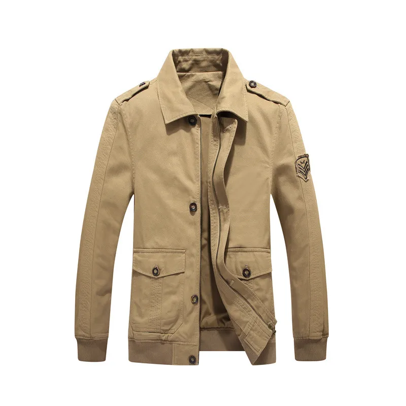 Jacket Men Causal Cotton Windbreaker Solid Jackets Mens Military Outwear Flight Jacket Plus size 5XL Male Fashion Coats
Jacket Men Causal Cotton Windbreaker Solid Jackets Mens Military Outwear Flight Jacket Plus size 5XL Male Fashion Coats